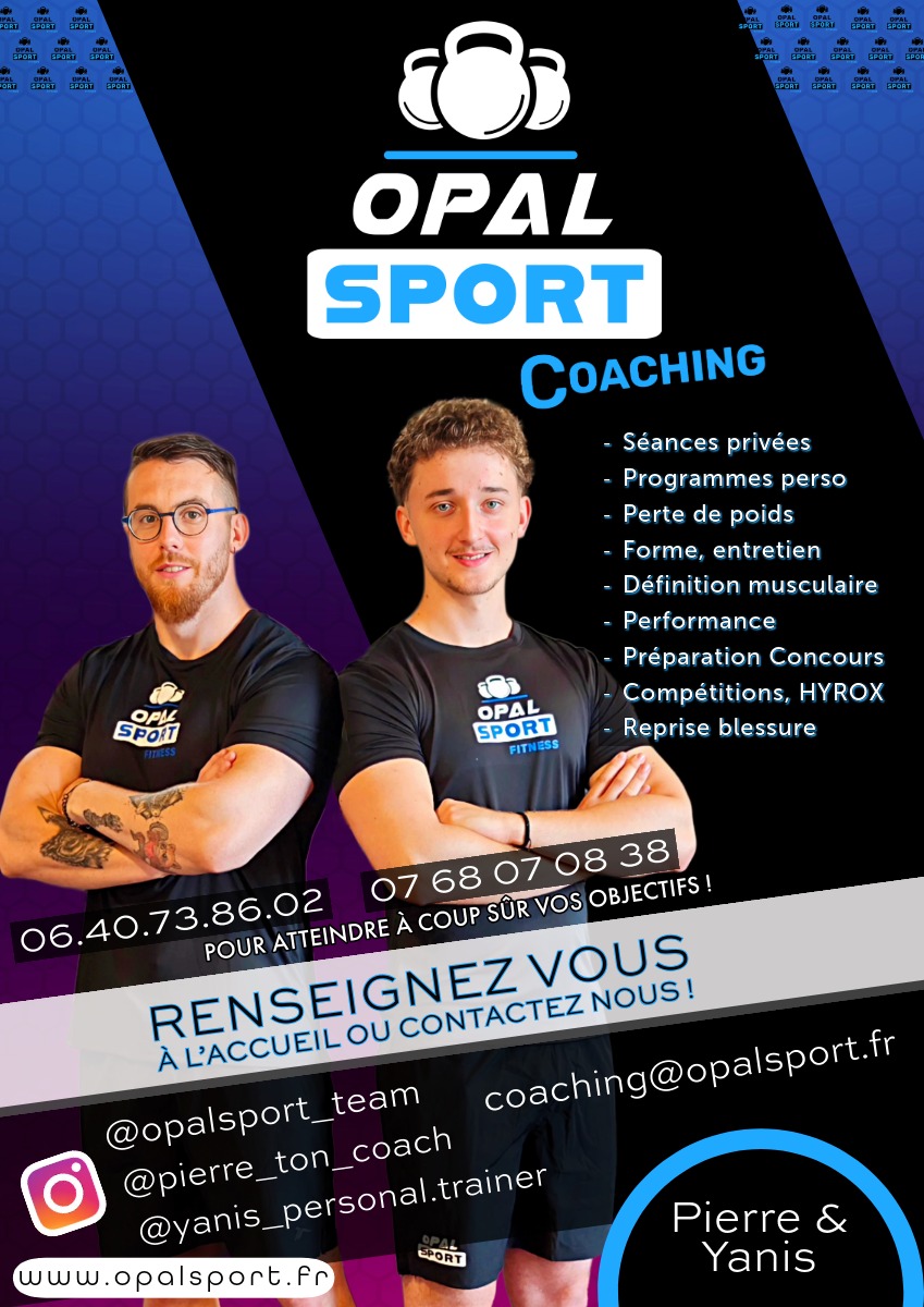 - Séances privées - Programmes personnalisés - Perte de poids - Forme, entretien - Définition musculaire - Performance - Préparation Concours, compétitions, HYROX - Reprise blessures